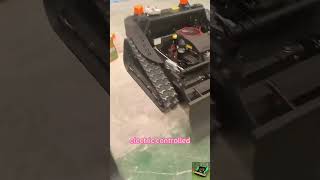 Wireless radio control track-mounted lawn mower trimmer China manufacturer factory distributor#bush