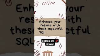 SQL Project Ideas #shorts #sql