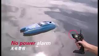 跨境H126 H118迷你遥控船双桨双马达快艇 长续航水上儿童玩具轮船