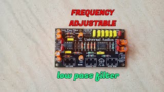 Frequency adjustable lowpass filter