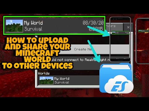 How to upload and share your Minecraftworld to Mediafire(Tutorial Video)