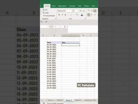 BASIC USE OF TEXT FORMULA IN EXCEL@PCPathshala_BHARAT #EXCEL #excelshorts#trending#computer