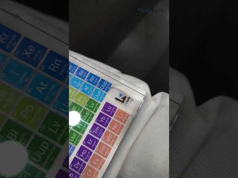 Nerd Alert 😎 Reciting Periodic Elements names made easier | Modern Period Table for Desk by Labkafe