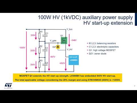 1000W auxiliary power supply  from solar to high power applications