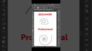 Spiral Tool use in Adobe Illustrator #SpiralTool #adobeillustrator #graphicdesign #shorts