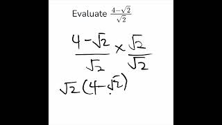 simplifying fractional surds