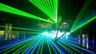 XHR 10w green and blue Laser Lighting For Disoc Bar Concert