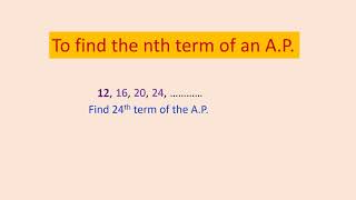 Find number of terms of an AP- Part 1