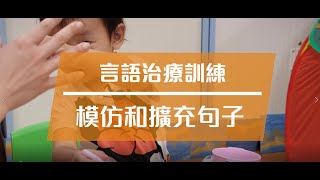 言語治療：親子溝通互動技巧 (模仿和擴充句子)