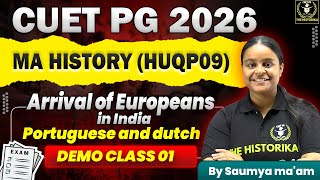 European Advent  | Demo Class 1 | CUET PG 2026 | Utthan batch |by Saumya Ma'am