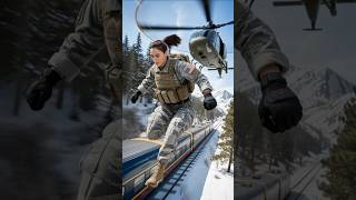 REAL LIFE HERO: US Army Girl Saves Hundreds on Passenger Train #ai #army