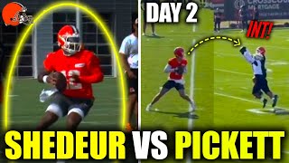 SHEDEUR SANDERS DOMINATED KENNY PICKETT In Day 2 of Cleveland Browns Training Camp...