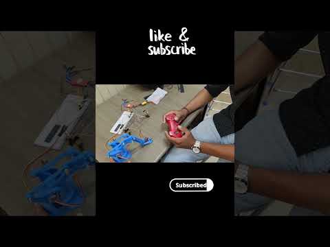 Robotic Arm control by ps3 controller #arduino #microcontroller, like for whole video#arduinoproject