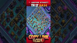 NEVER 3 STAR TH17 NEW LEGEND BASE 1  #shorts #clashofclans #coc