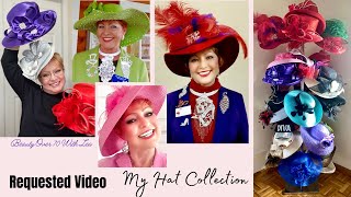 MY HAT COLLECTION   #derbyhats #ladieshats #beautifulhats #fashionhats #redhatter #hats  #spring