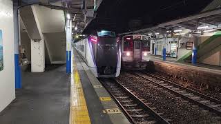 2023.1.14 E353系特急梓 上諏訪站進站