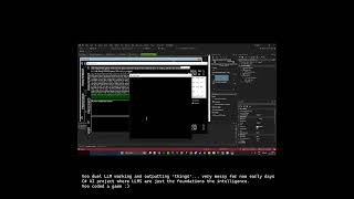 AGI Voo | She wrote here first game! (LLM via c# QwQ via llamaSharp) #aicommunity
