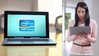 Fujitsu® STYLISTIC Q702 Hybrid Tablet PC - The business tablet