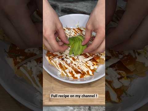 Chilaquiles with chorizo! #mexicanfood #mexicanrecipes #easyrecipes