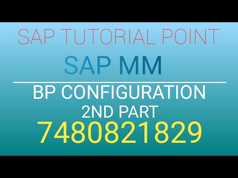 STEP TO CONFIGURE BP STEP BY STEP @Saptutorialofficial