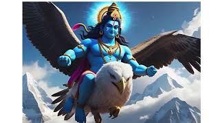 Lord Vishnu on Garuda #LordVishnu #YouTubeShorts #Ekadashi #Vishnu #Narayan #Bhakti #Trending#viral