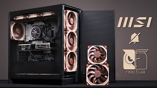 NO RGB PC BUILD | Ryzen 7 9700X + MSI RTX 5070 + Noctua G2 + NZXT H7 Flow + X870