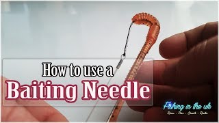 how to use a baiting needle - sea fishing