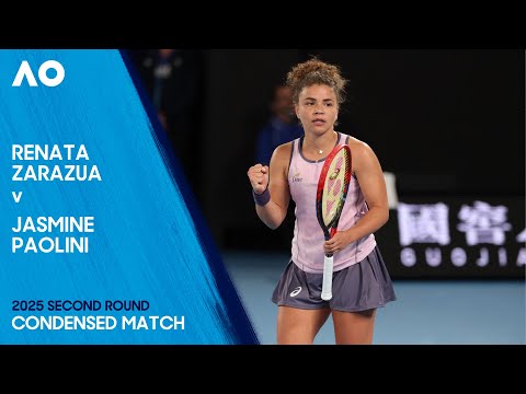 Renata Zarazua v Jasmine Paolini Condensed Match | Australian Open 2025 Second Round