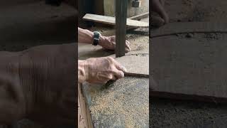 SHAPING USING 2” BLADE THRU BAND SAW #diyworks  #carpentry  #share  #shortsvideo