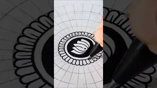 Easy Lotus Pattern Mandala Art🪷🫧✨#shorts #shortvideo #mandala