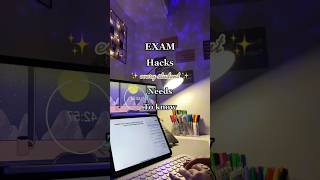 Exam hacks ✨ every student ✨need to know😜#examhacks#exam#study#students#mustwatch
