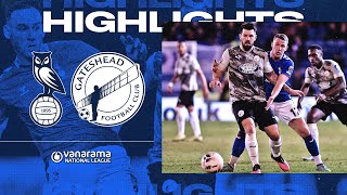 HIGHLIGHTS: Oldham Athletic 2-2 Gateshead