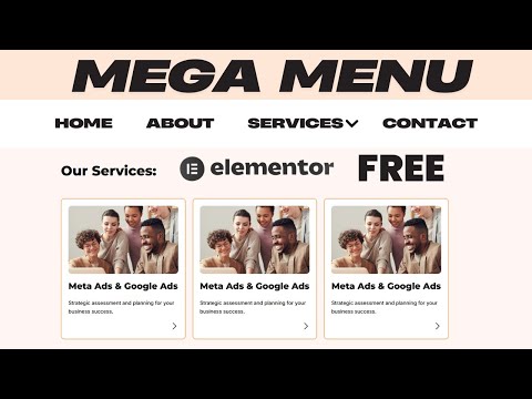 How to Create Mega Menu in Your WordPress Website | Elementor Free