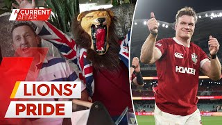 Lions fans out in force during Australia tour | A Current Affair