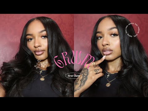 GRWM for a first date: story time, dating in your 20s advice, makeup, get dressed