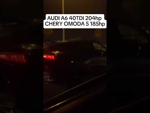 AUDI A6 40 TDI VS CHERY OMODA 5 RACE #automobile #chery #turkey #türkiye #fast