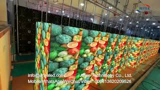 P2.6 Renta de pantallas led,Curve rental LED display right angle 90 degrees seamless splicing event