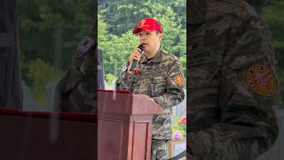 Chairman Jeong Won-cheol's memorial speech prepared for the 2nd anniversary of Marine Corps soldi...