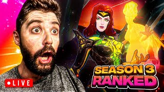 Marvel Rivals NEW HERO PHOENIX!!! SEASON 3 RANKED PLACEMENTS LETS GOOOOO!!!