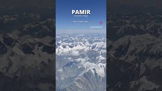 PAMIR mountain ranges from 10500 meters Altitude 😍 #pamir #tajikistan #airastana