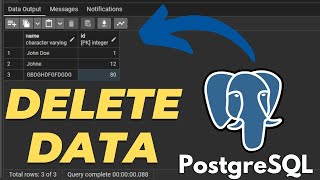 How to Manually Delete Table Data in PostgreSQL PgAdmin Database