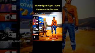 When Gyan Sujan meets Raistar for the first time 🥺 #gyansujan #raistar #firstime #shorts