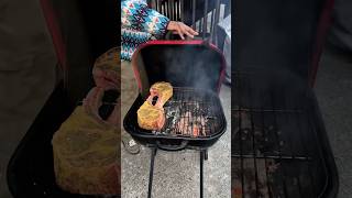 How I Smoke Meat On A Charcoal Grill #grilling