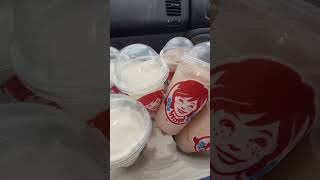 wow, 50 cents junior frosty at Wendy's today #wendys #frosty #icecream  #shorts #deals #todaysdeals