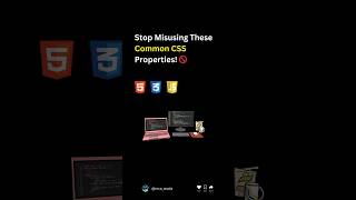 🚫 Avoid these common CSS mistakes NOW! #csstricks #webdesign