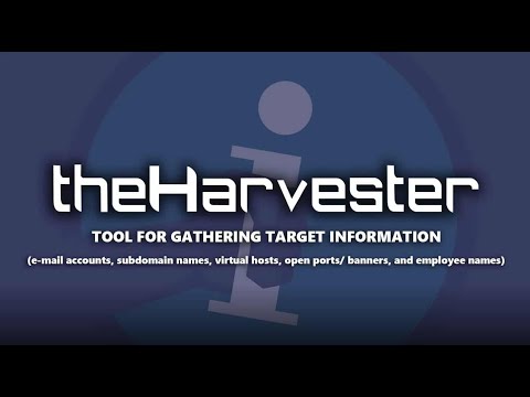 The Harvester #information #gathering #HCKBRAND#2022