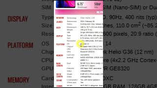 TCL 505 with 6.75 Inch Display, 50MP Camera, 4GB RAM, 64/128 GB ROM #50mpcamera #tech #50mp