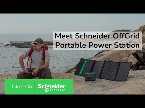Discover Schneider Electric's Offgrid Portable Power Station Ft. Schuko Outlets | Schneider Electric