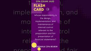 US CPA Exam: Audit and Attestation (AUD) - Flash Card#uscpa #cpa #cpaexam #nasba #aicpa