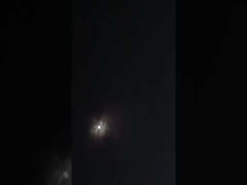 Beautiful moon with clouds in the sky@NatureNWe_7